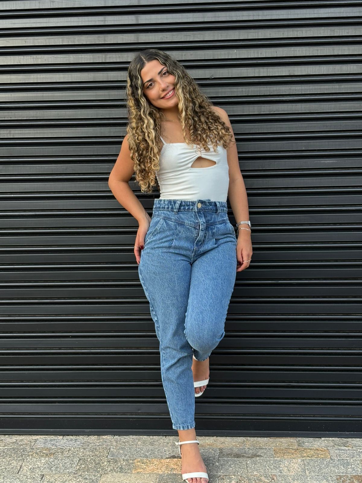 Calça Cenoura - Marmorizado