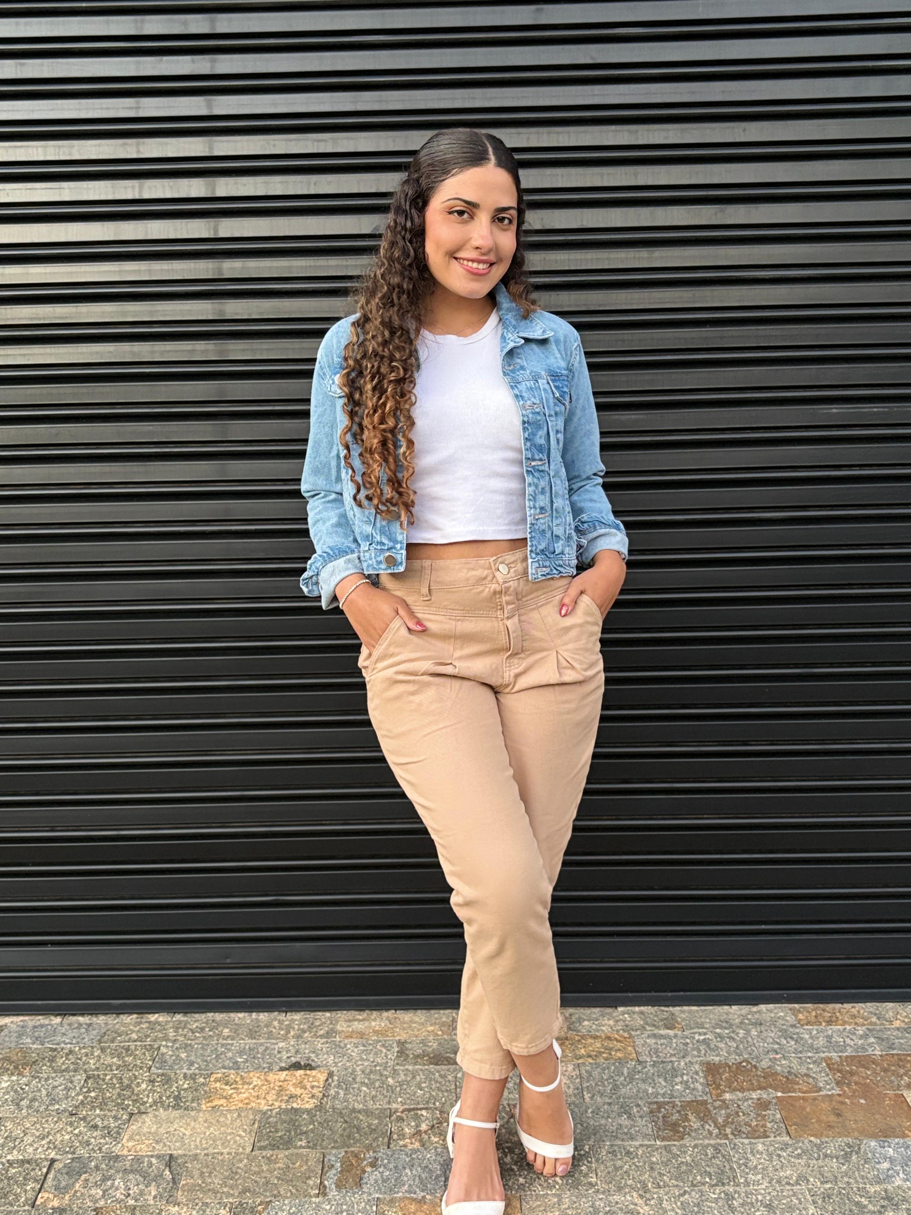 Calça Cenoura - Bege