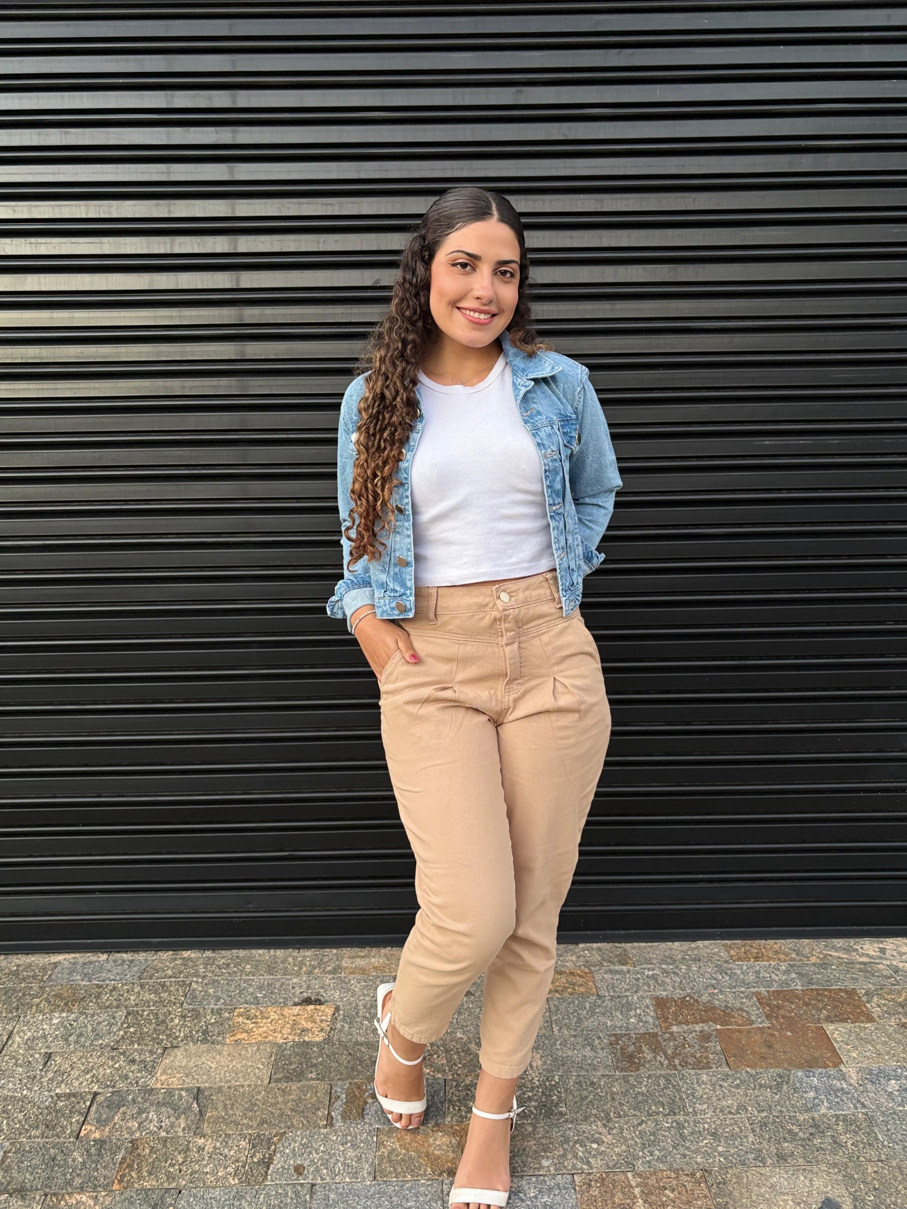 Calça Cenoura - Bege