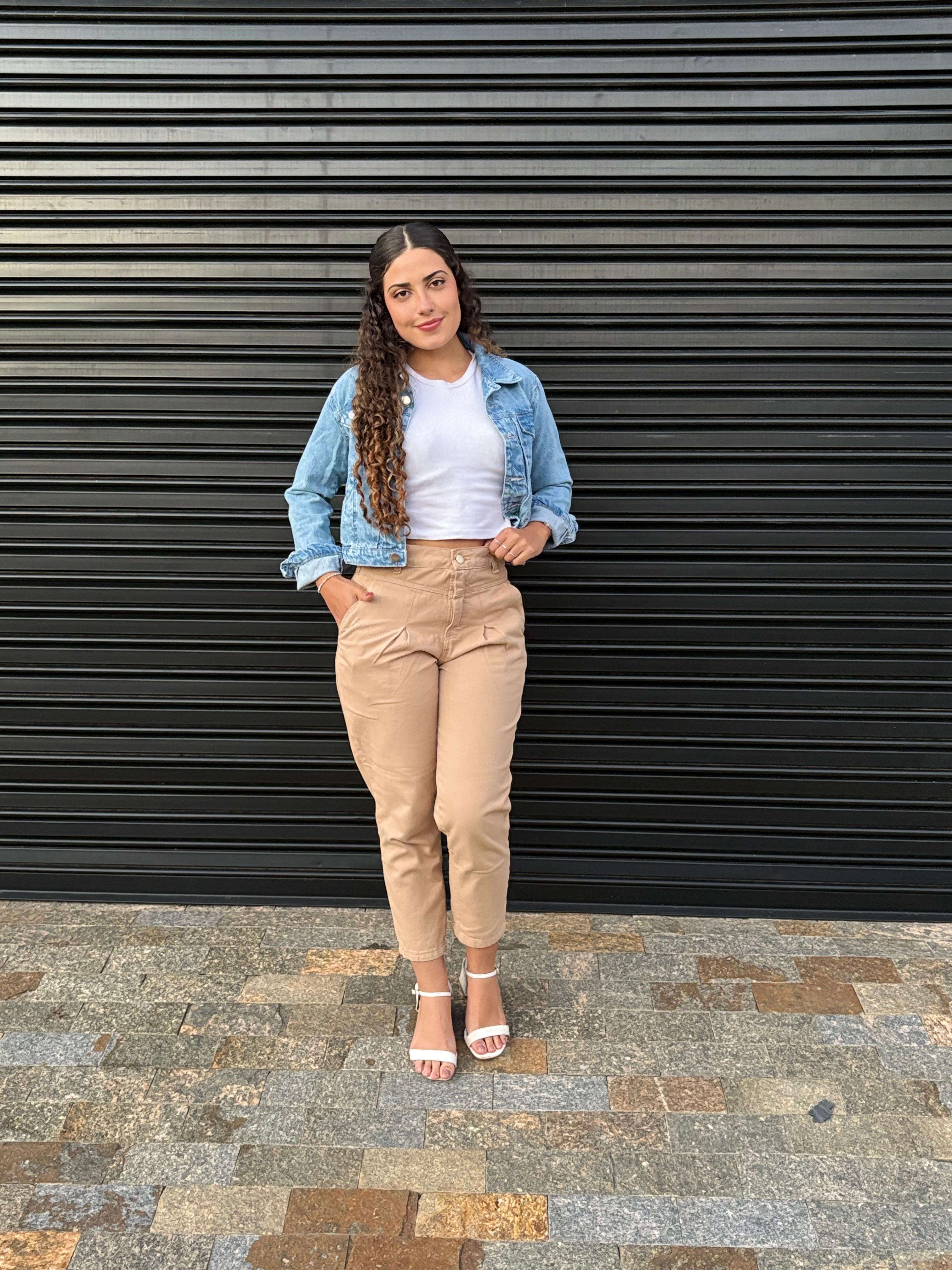 Calça Cenoura - Bege