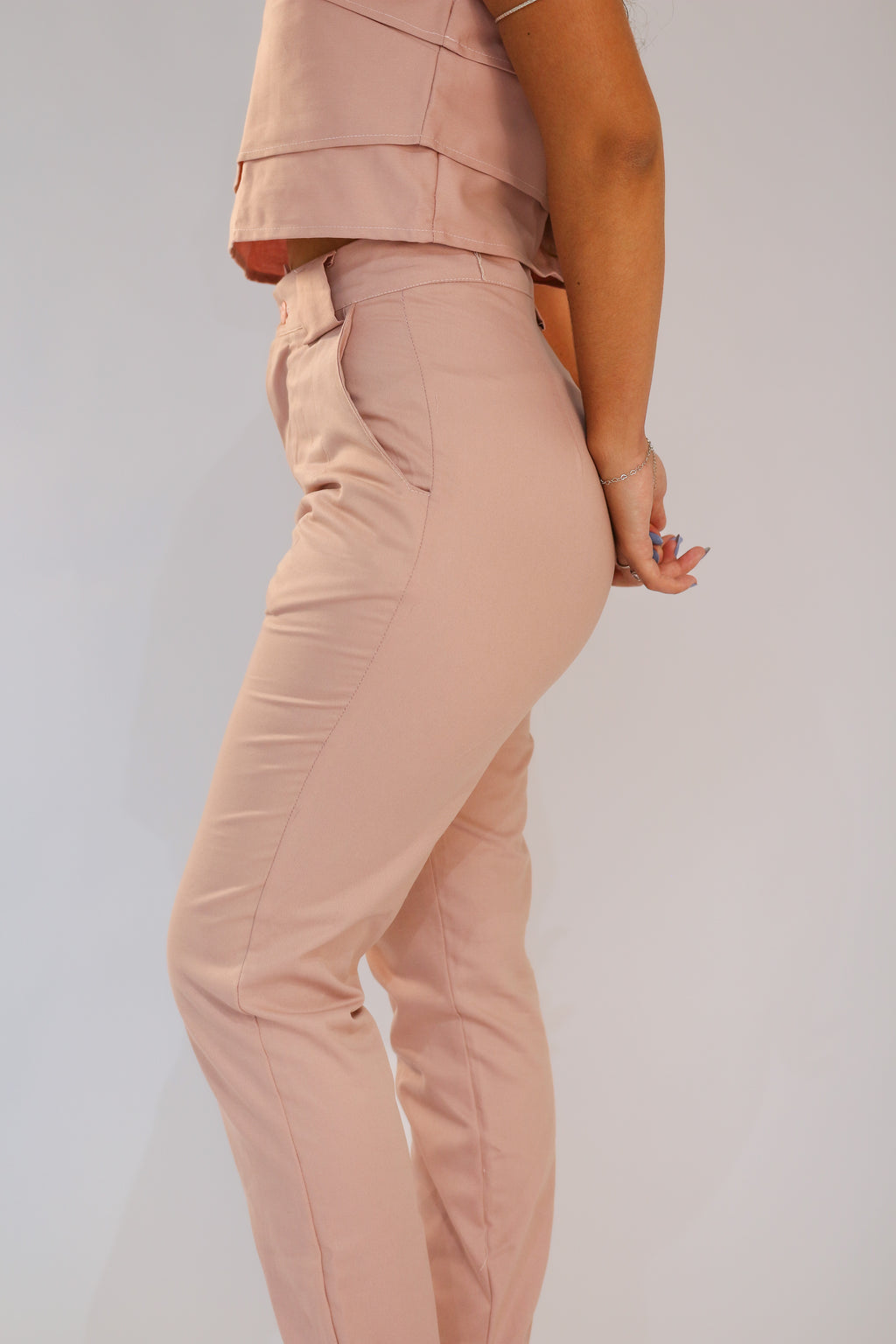 Calça Alfaiataria Rosa
