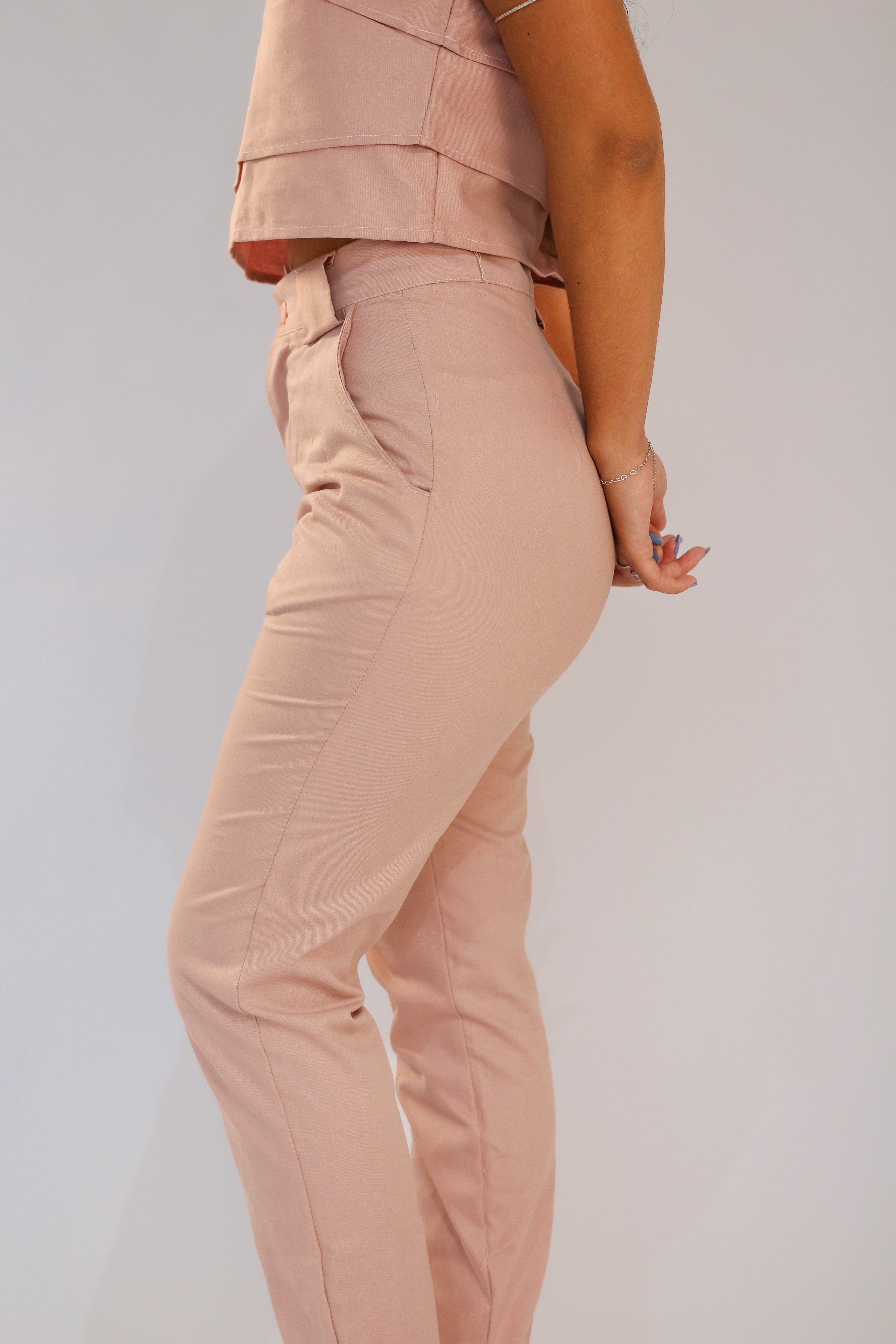 Calça Alfaiataria Rosa