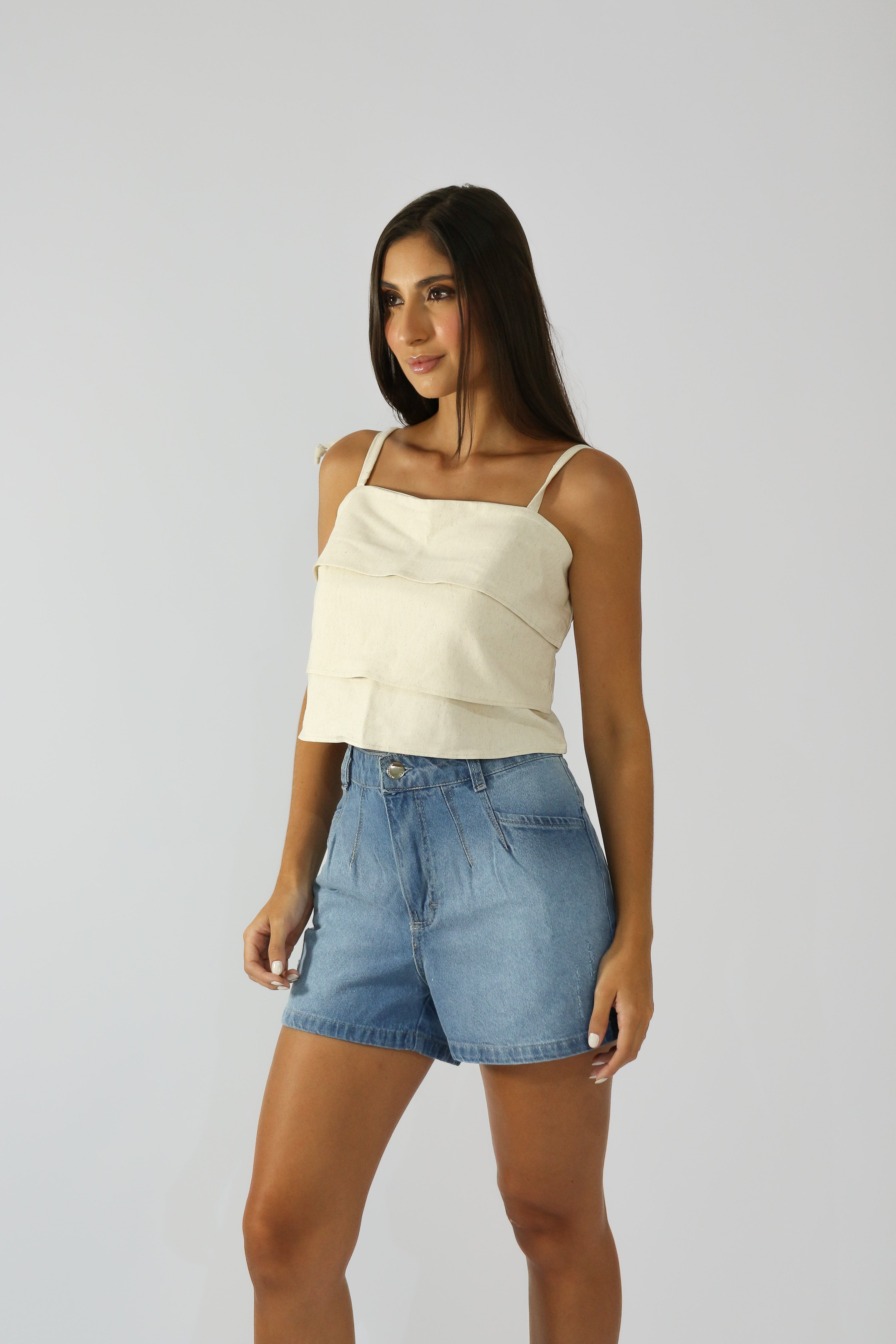 Short 2 Pregas Jeans Destroyed