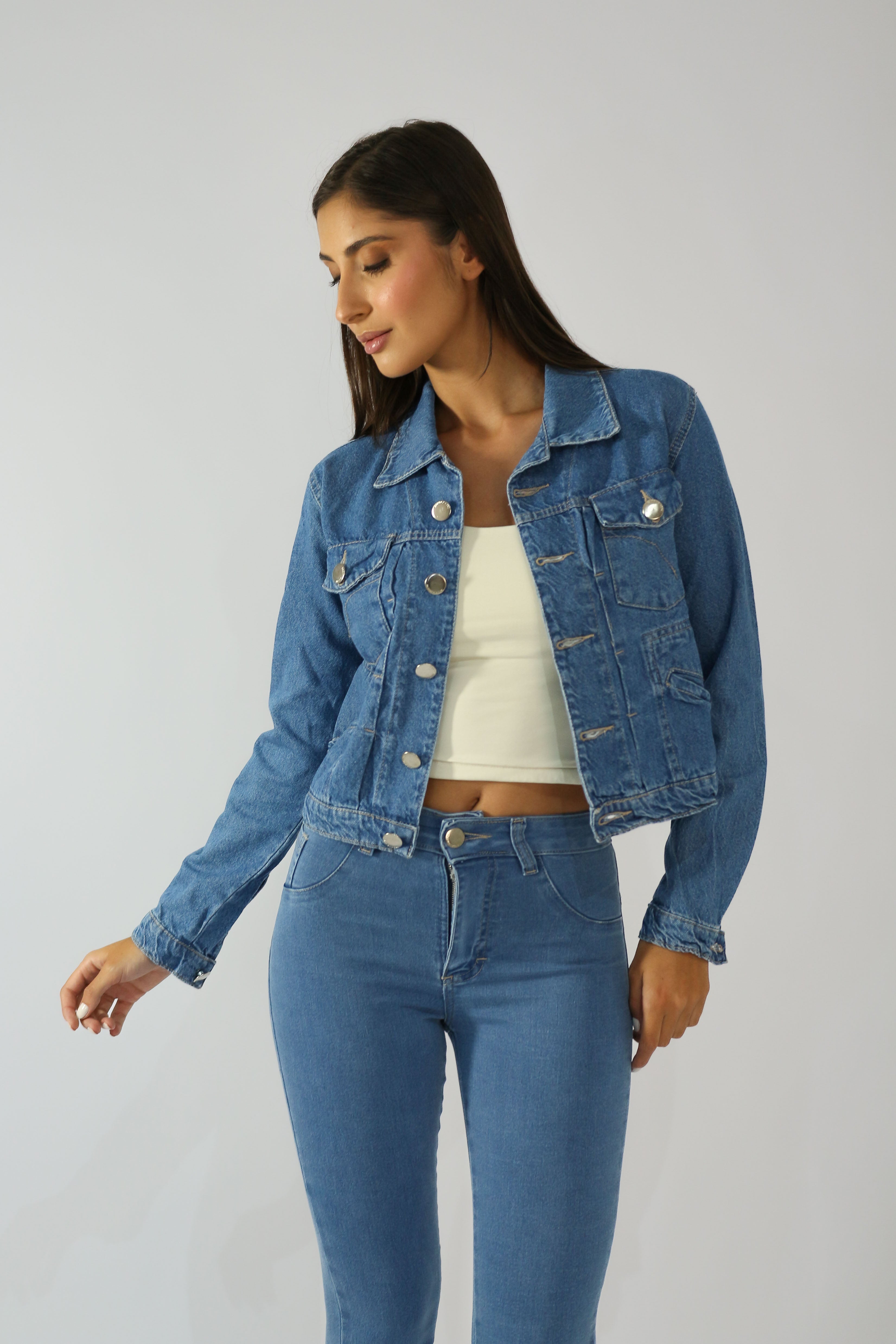 Jaqueta Jeans Destroy