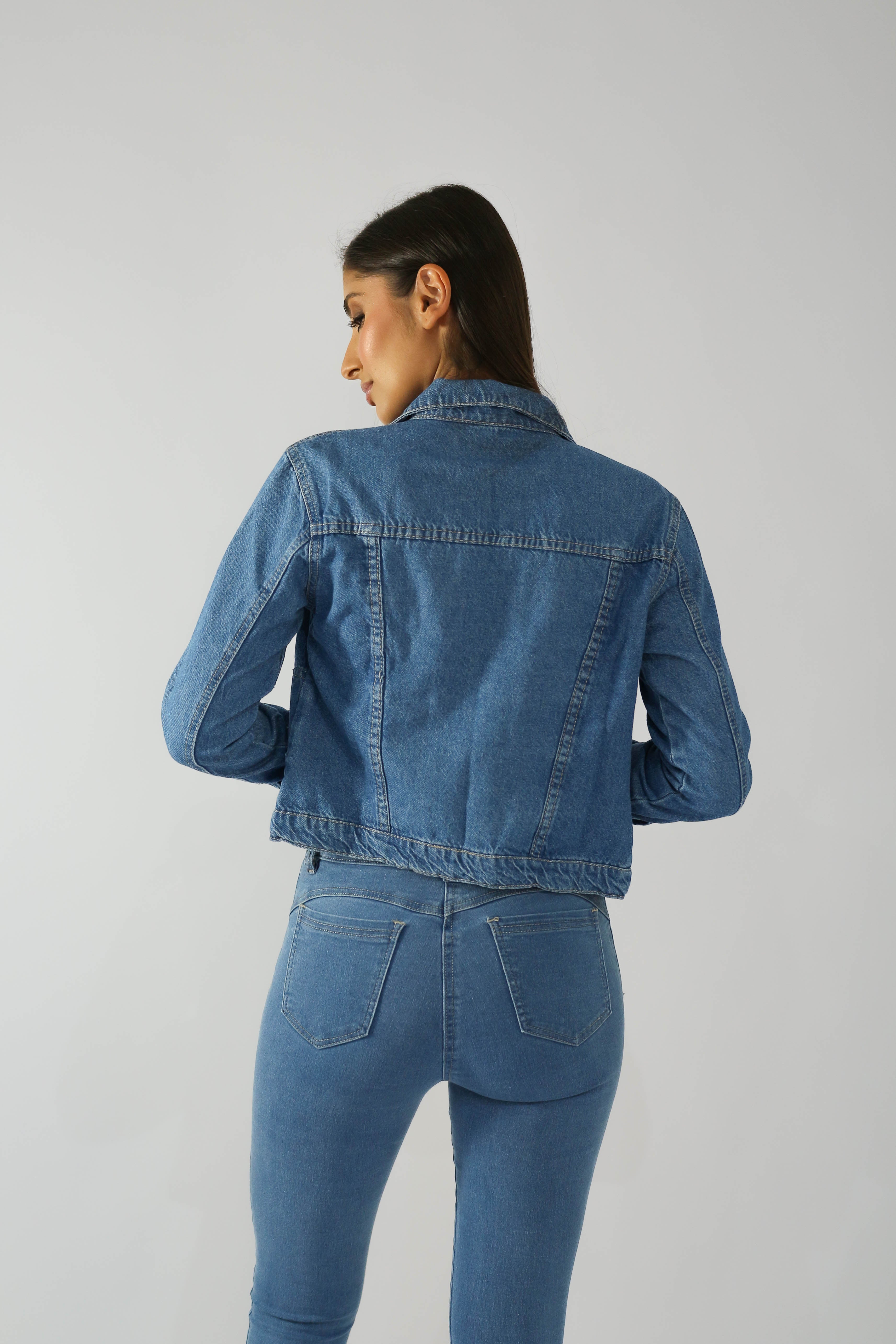 Jaqueta Jeans Destroy