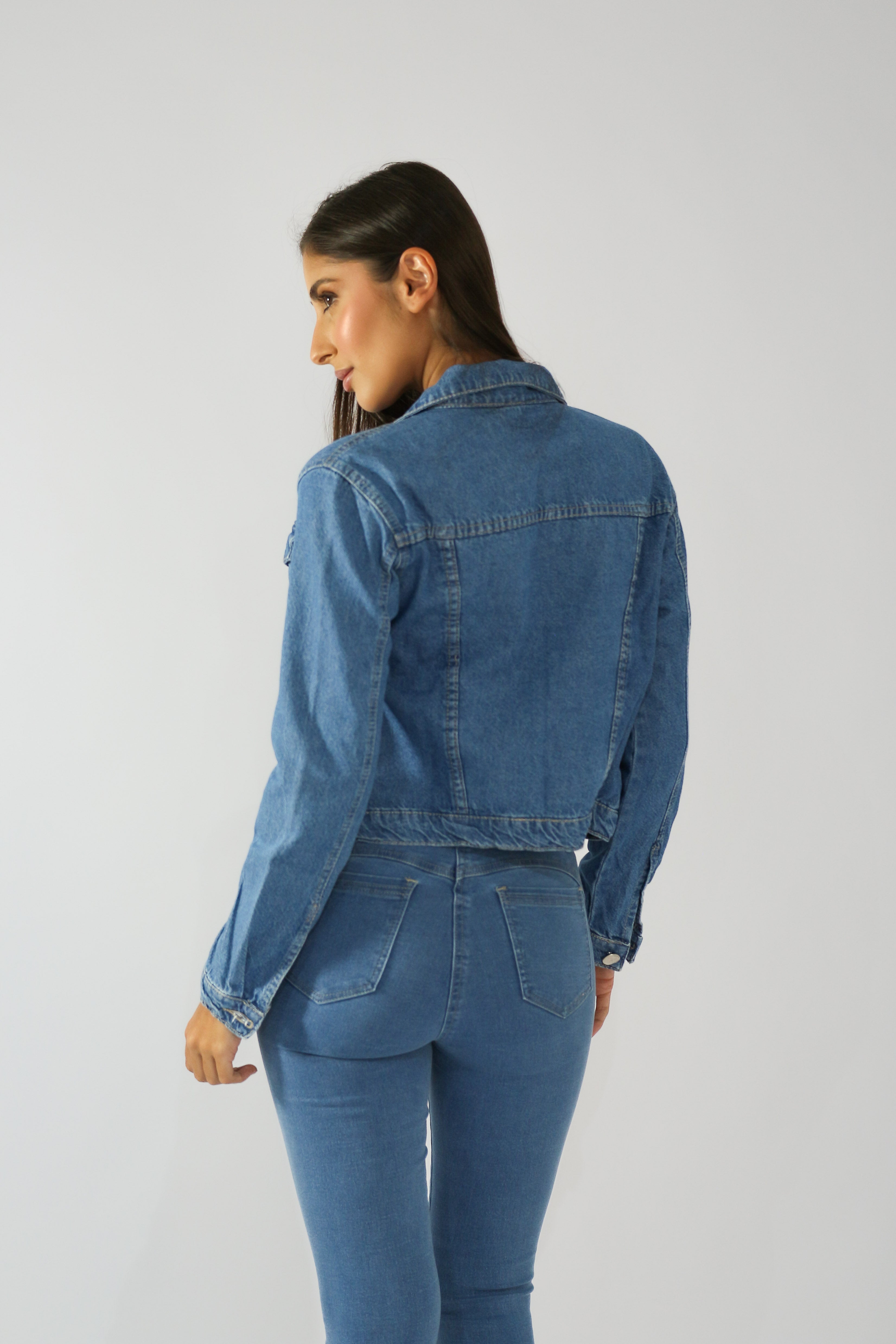 Jaqueta Jeans Destroy