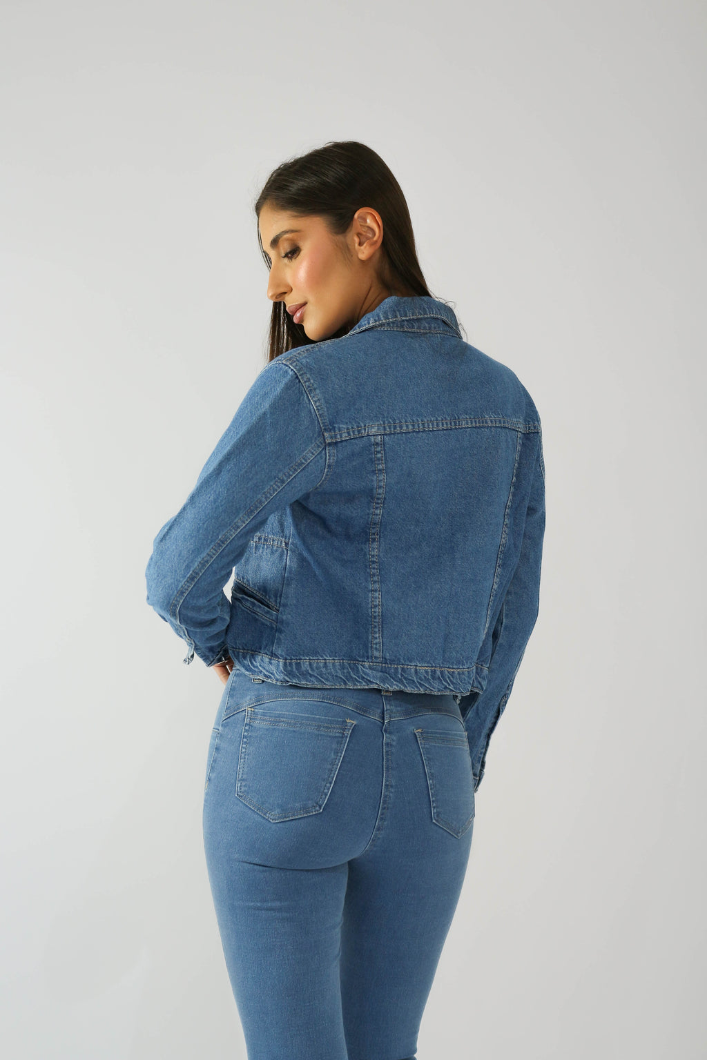 Jaqueta Jeans Destroy
