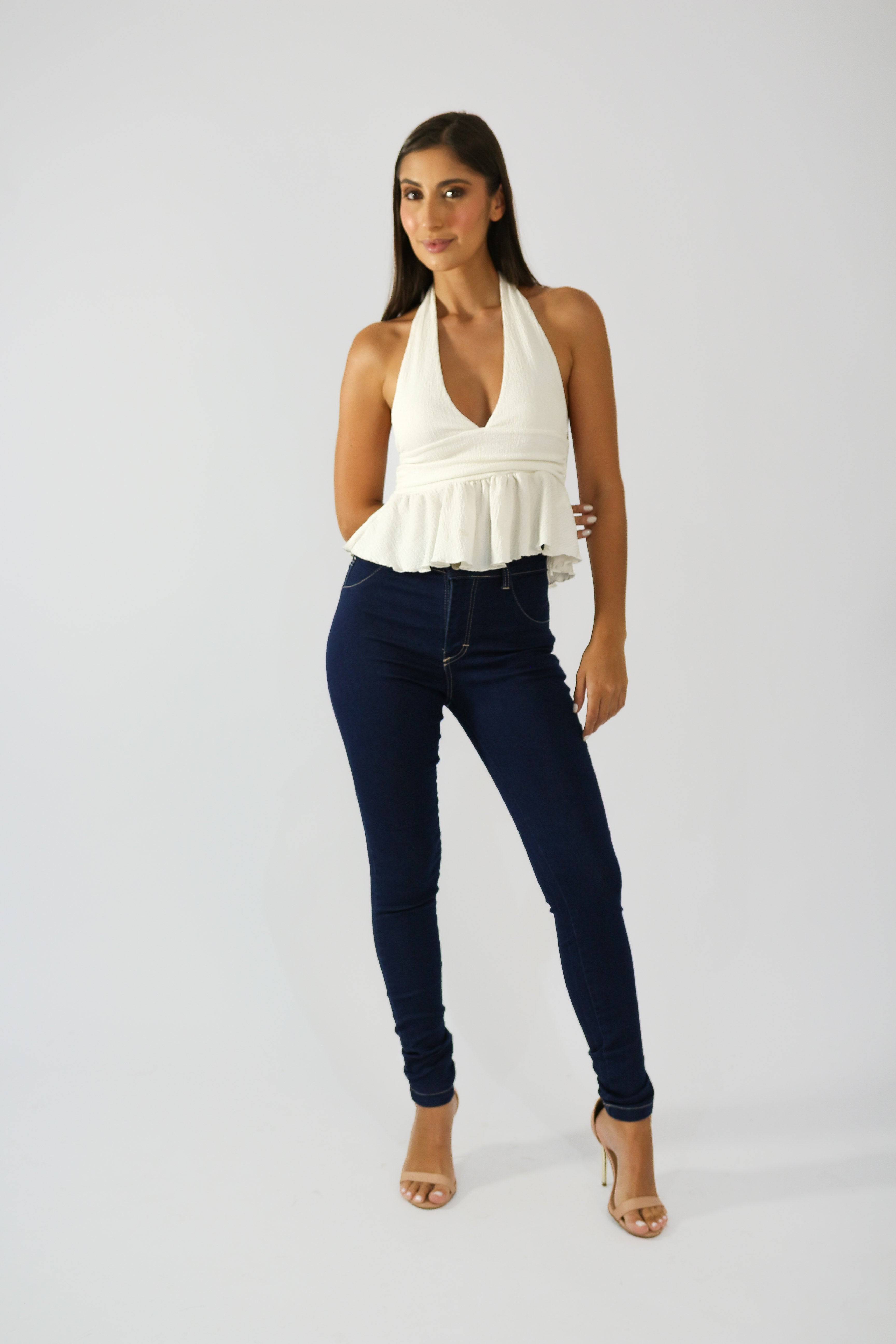 Calça Skinny Super Stretch Jeans Amaciado