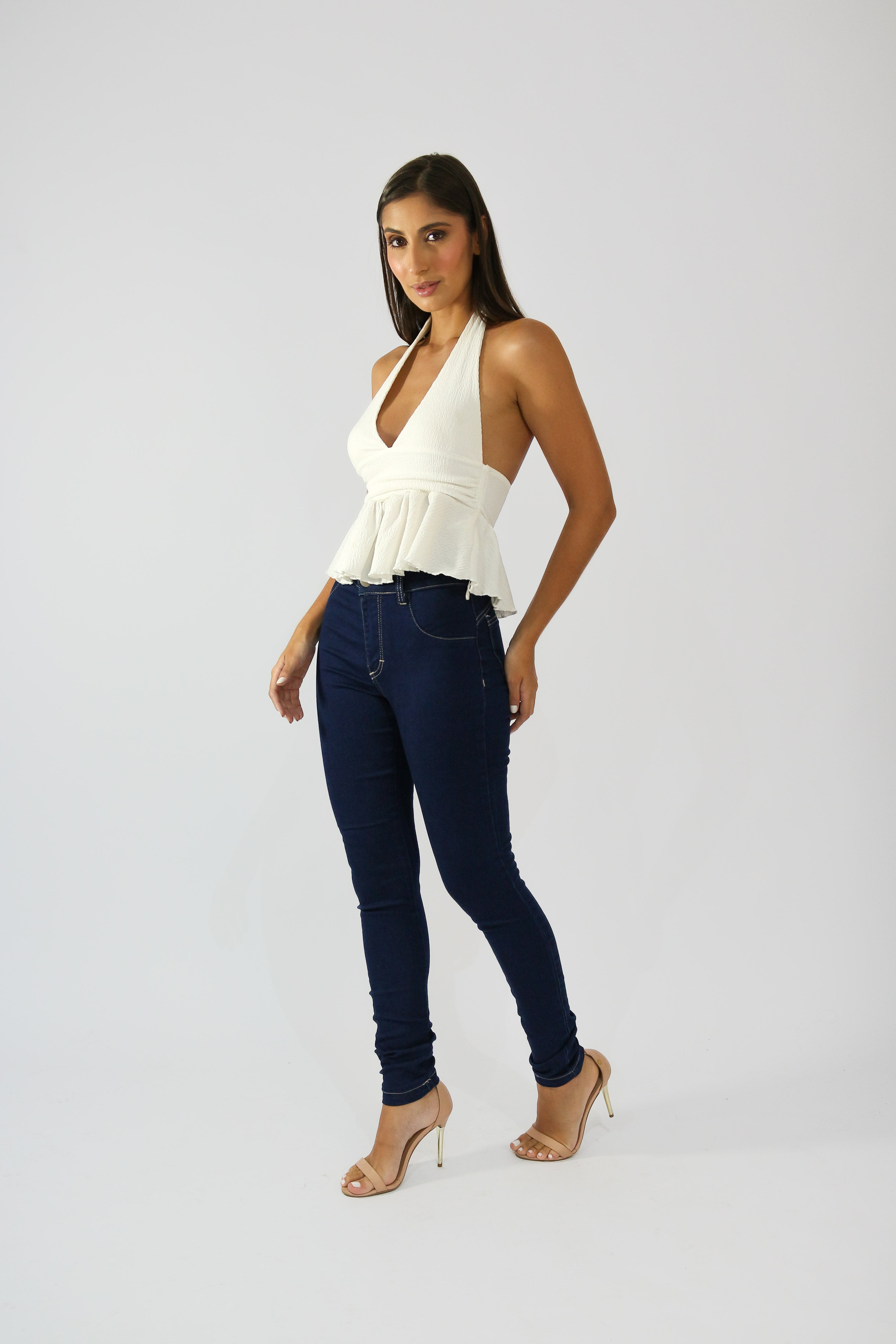 Calça Skinny Super Stretch Jeans Amaciado