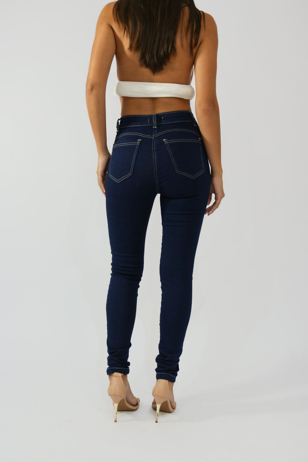 Calça Skinny Super Stretch Jeans Amaciado