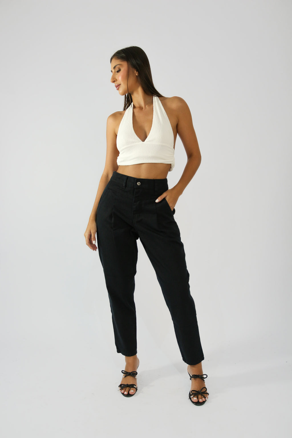 Calça Cenoura Preta
