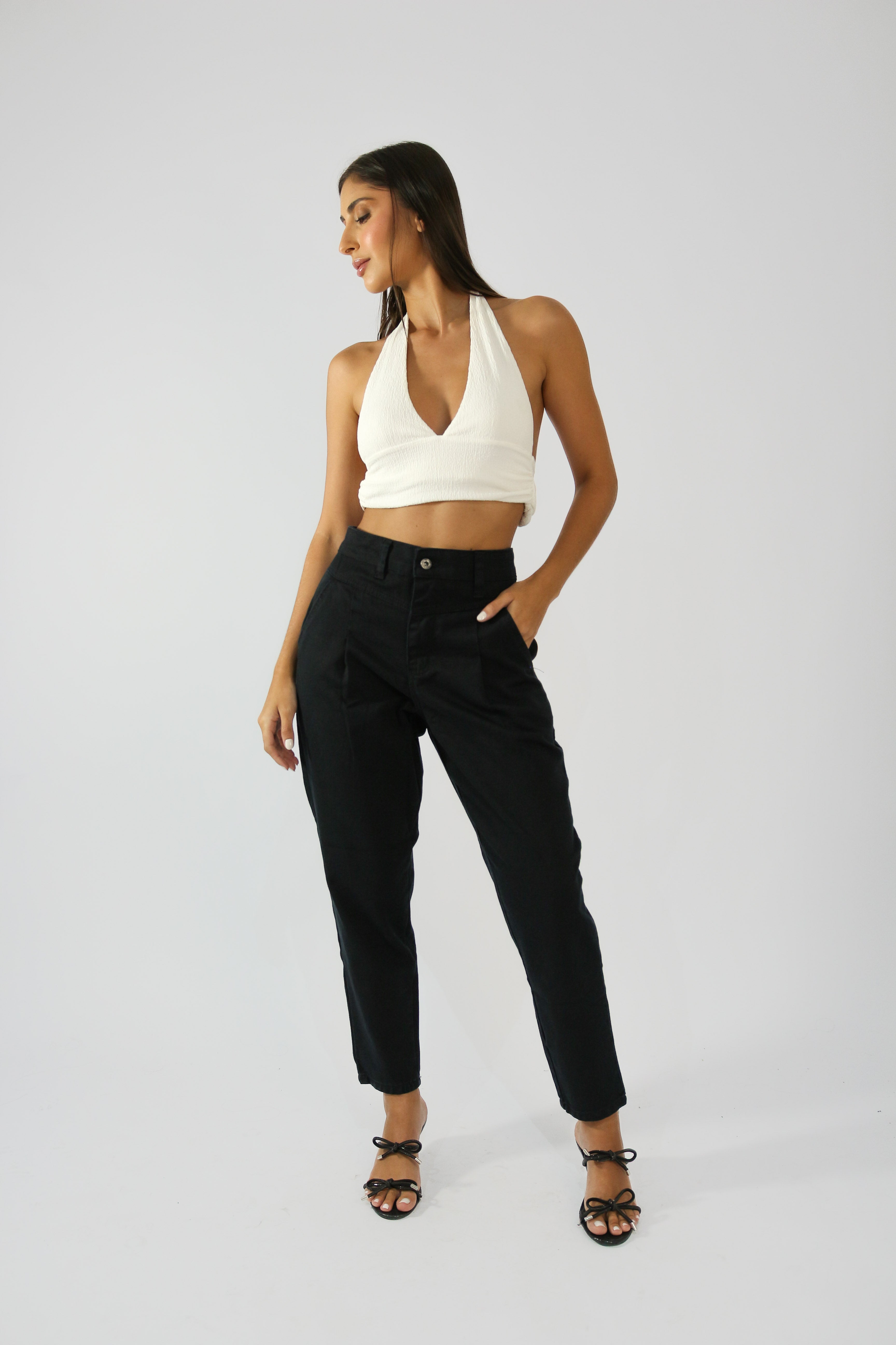 Calça Cenoura Preta