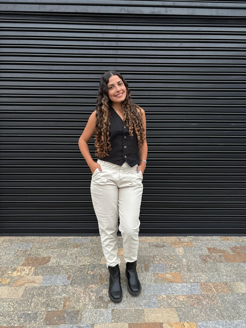 Calça Cenoura - Areia